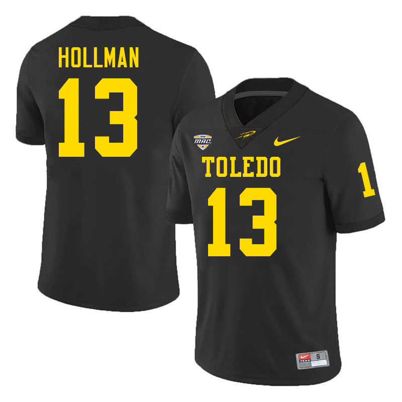 Ka'dar Hollman Toledo Jersey,Toledo Rockets #13 Ka'dar Hollman Jersey Youth College-Black